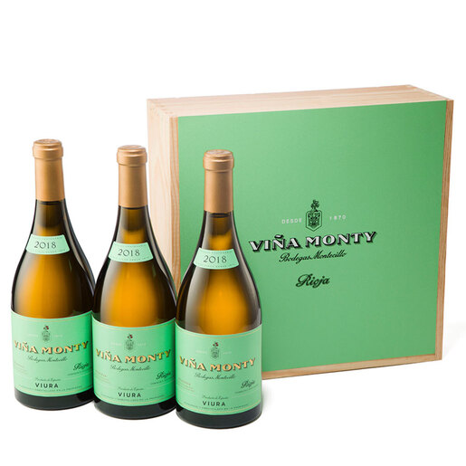 osborne Estuche de 3 botellas Viña Monty Viura 2018
