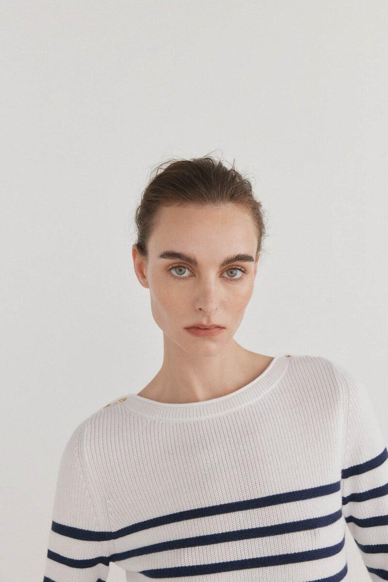 pedro del hierro Jersey de rayas bicolor Superdescuento