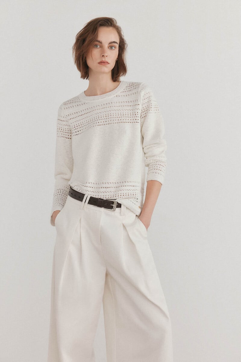 pedro del hierro Jersey fantasía calado Liquidación