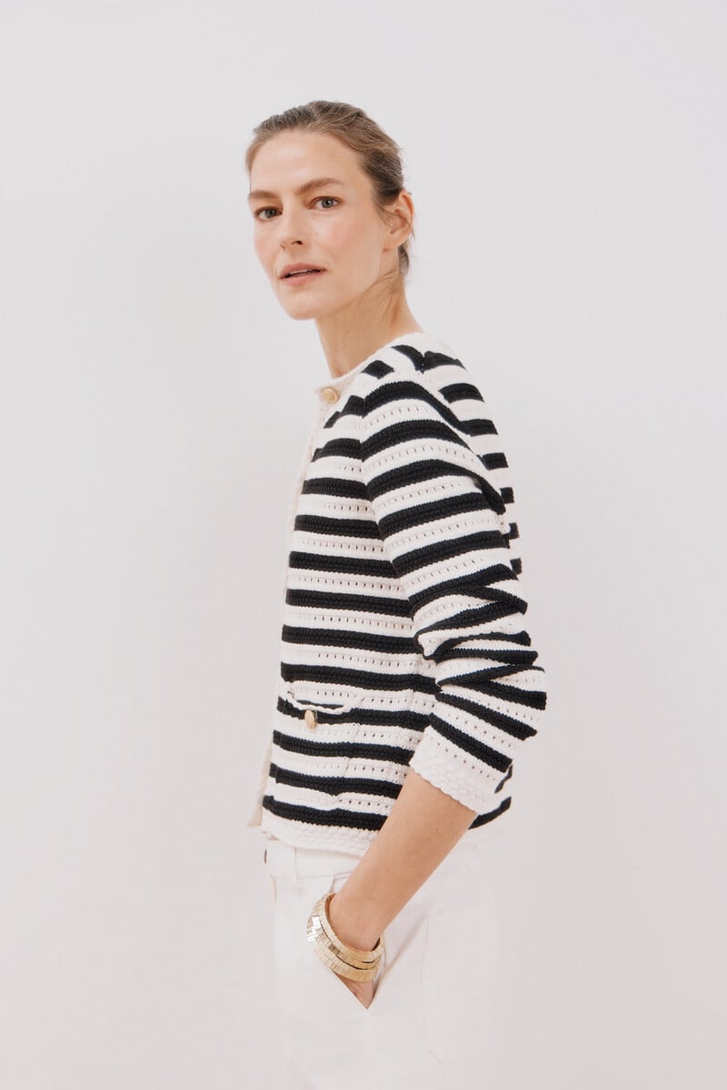 pedro del hierro Chaqueta corta botones Tienda de fábrica