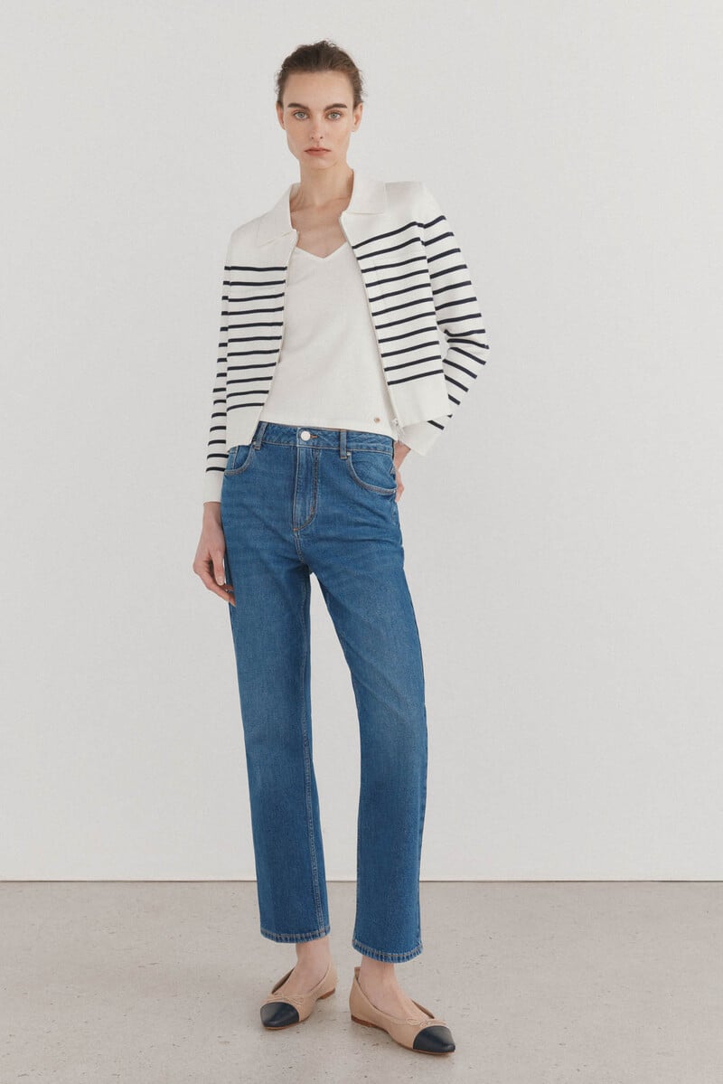 pedro del hierro Chaqueta de punto rayas Ahorra y exporta