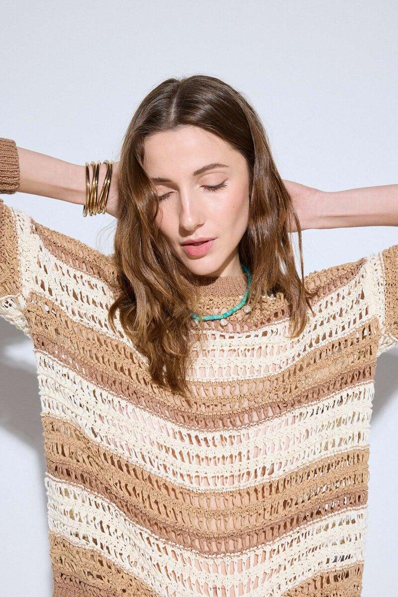 pedro del hierro Jersey calado rayas Grandes ahorros