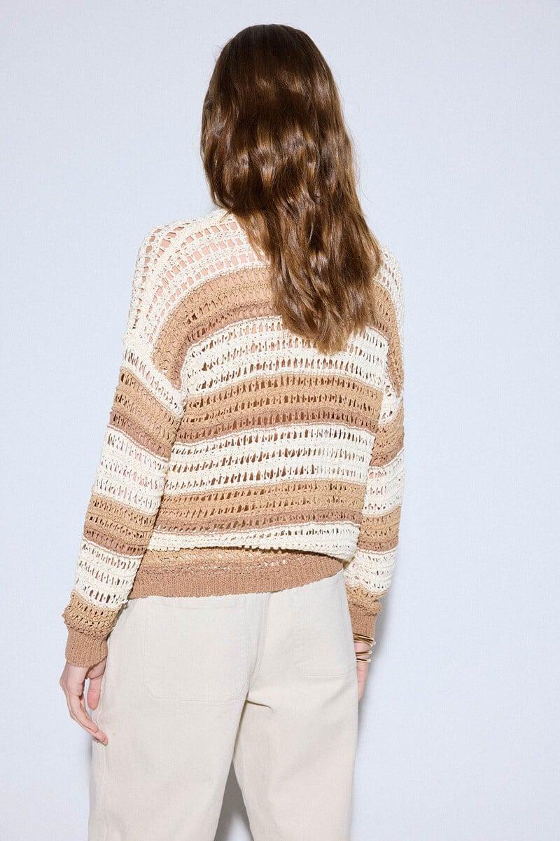 pedro del hierro Jersey calado rayas Grandes ahorros
