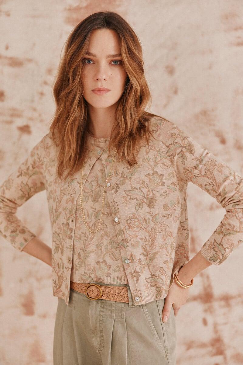 pedro del hierro Susana. Chaqueta punto En línea