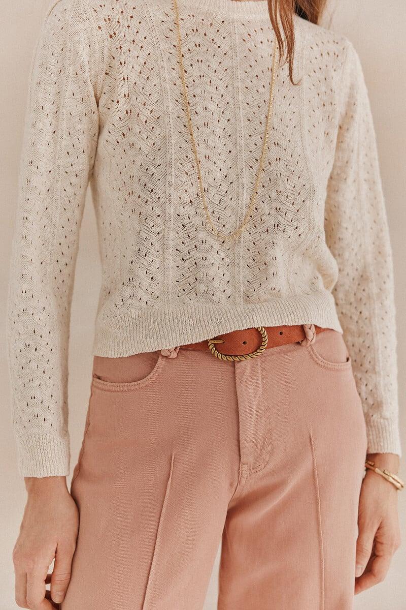 pedro del hierro Saray. Jersey cuello redondo Outlet online