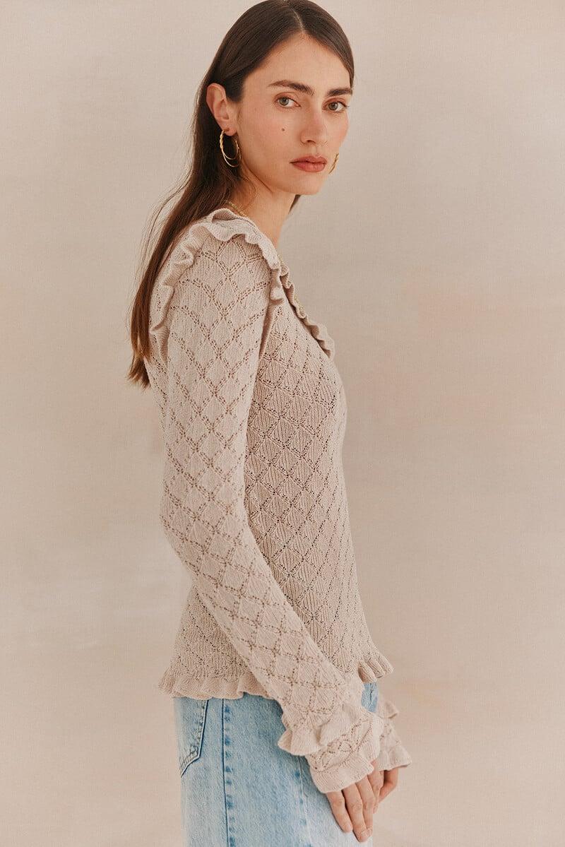 pedro del hierro Nuria. Jersey manga larga Gran oferta