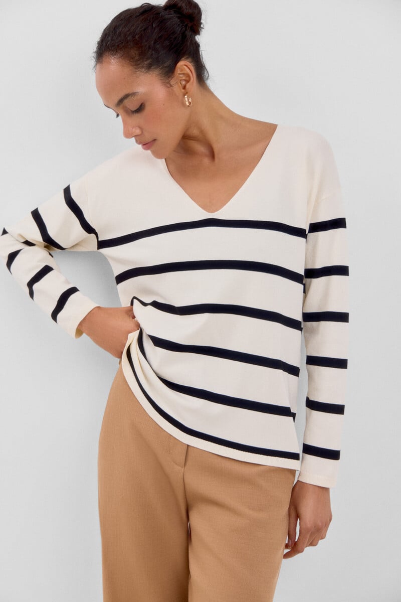 pedro del hierro Jersey escote pico Rebajas baratas