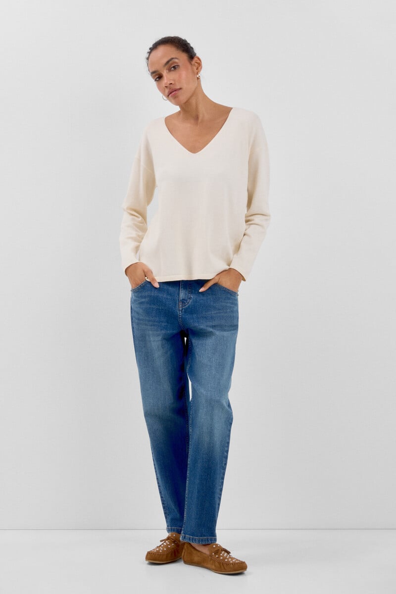 pedro del hierro Jersey escote pico Rebajas de fábrica