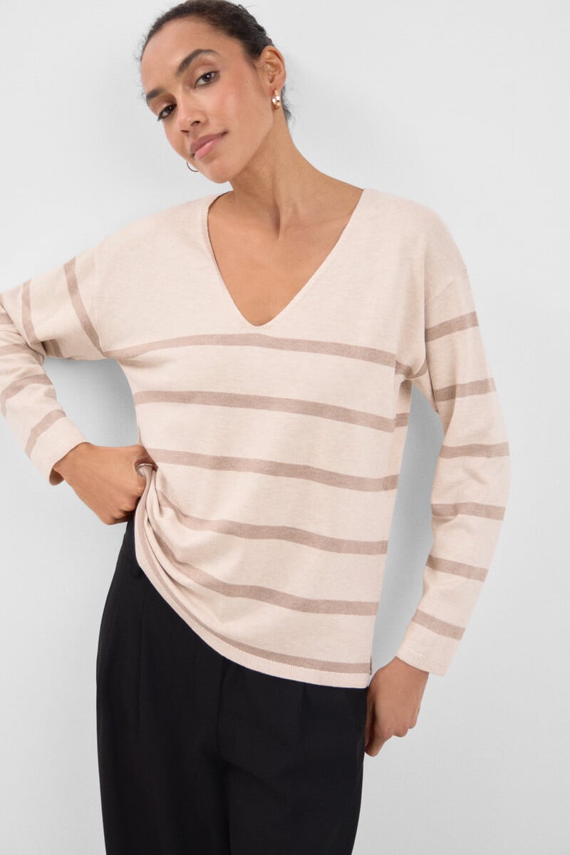 pedro del hierro Jersey escote pico Los más vendidos