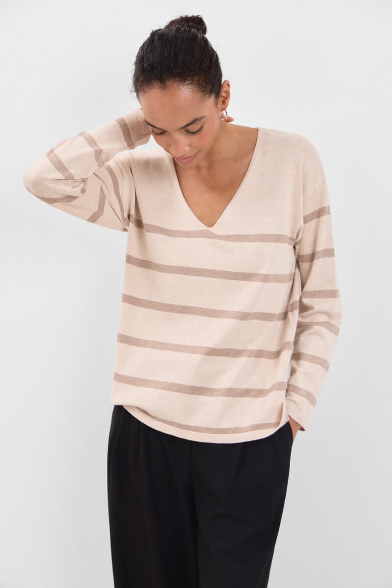 pedro del hierro Jersey escote pico Los más vendidos