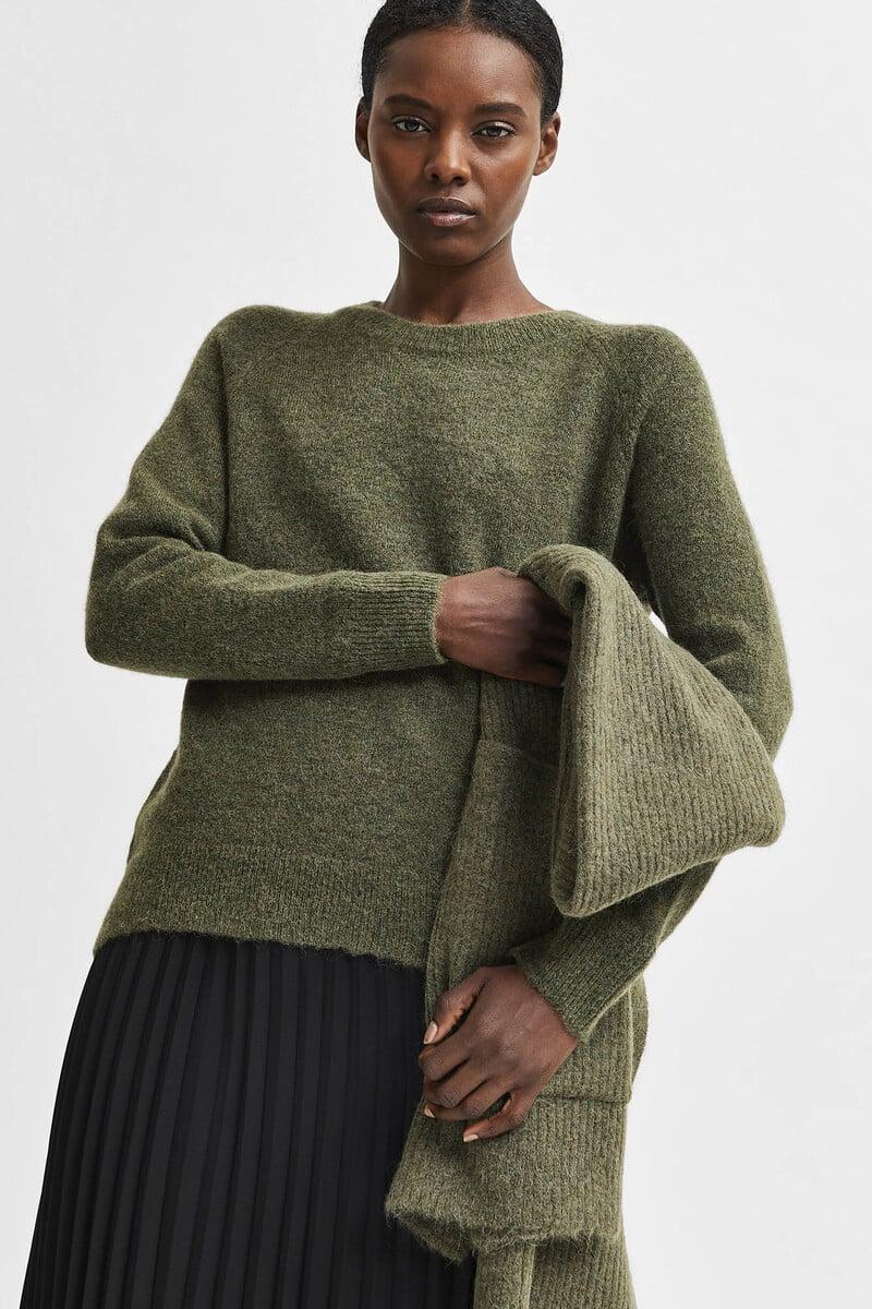 pedro del hierro Jersey de cuello redondo confeccionado con lana y alpaca. Regular Fit Últimos 3 días