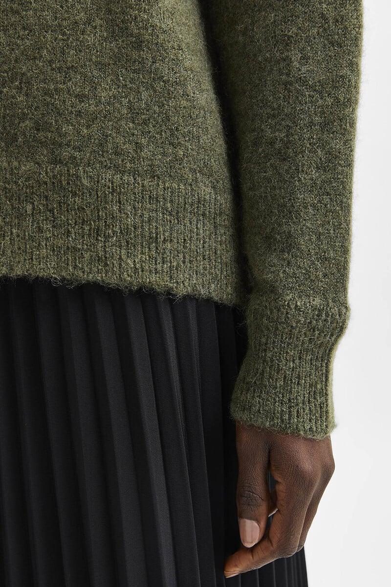 pedro del hierro Jersey de cuello redondo confeccionado con lana y alpaca. Regular Fit Últimos 3 días