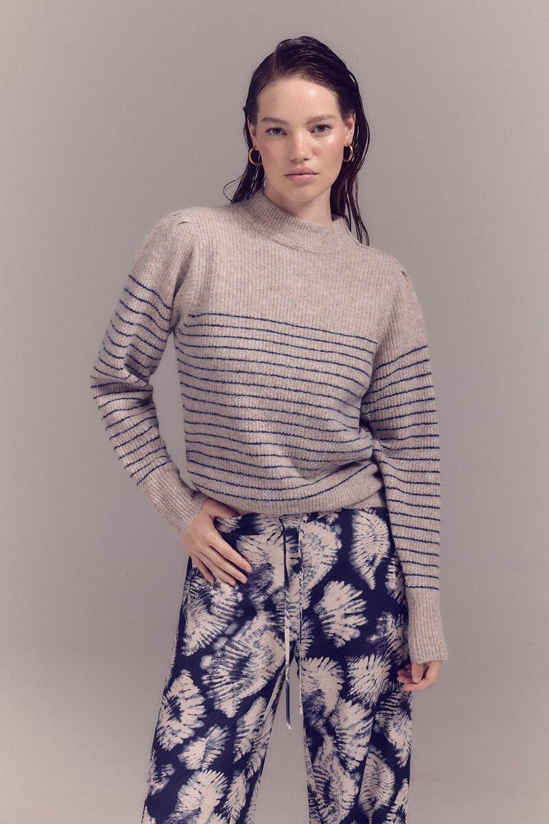 pedro del hierro Jersey punto perlado rayas Tienda de fábrica