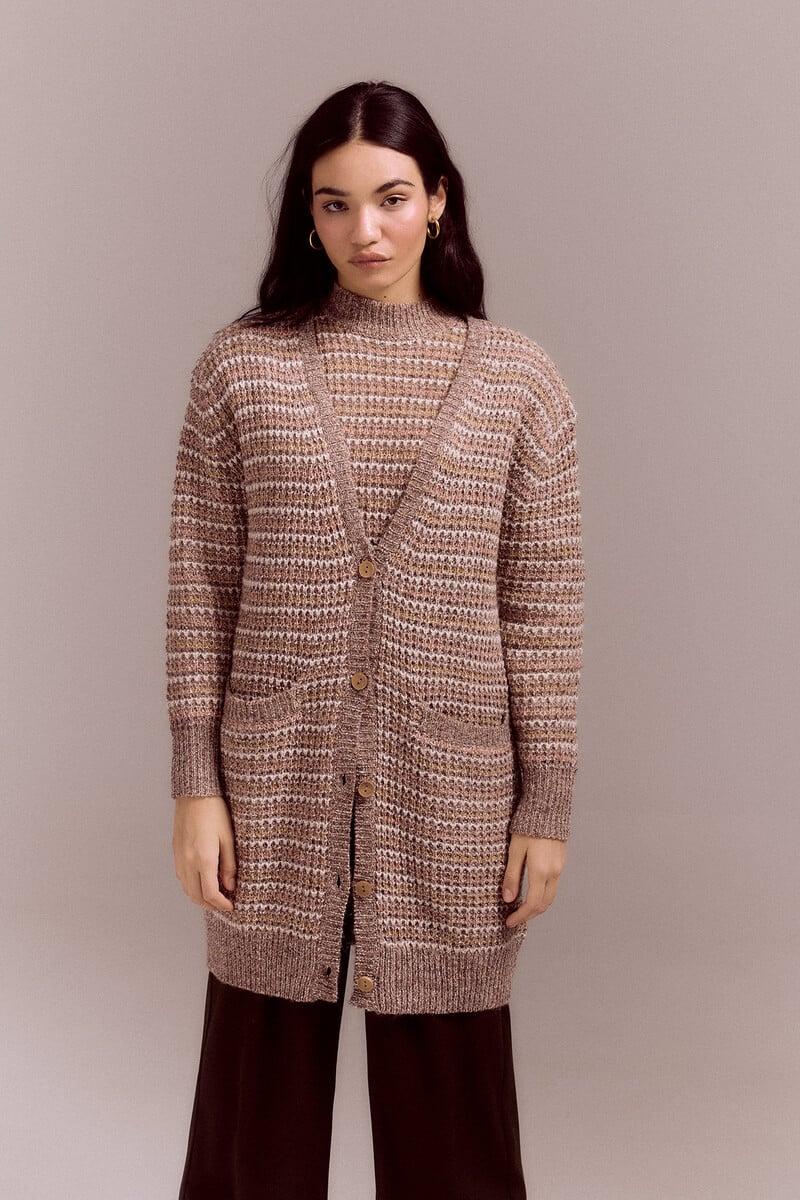 pedro del hierro Chaqueta punto estructura multicolor Limitado a 3 días