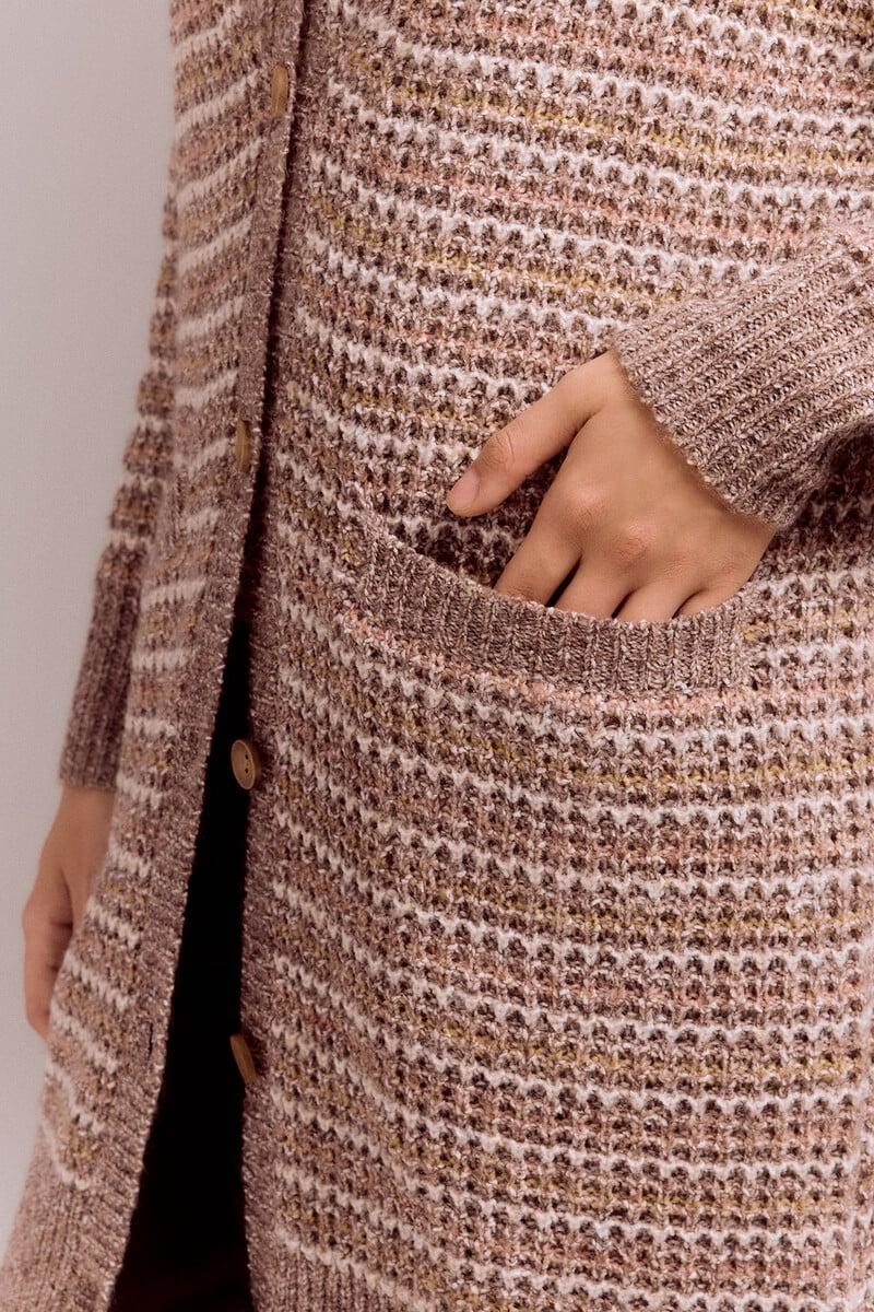 pedro del hierro Chaqueta punto estructura multicolor Limitado a 3 días