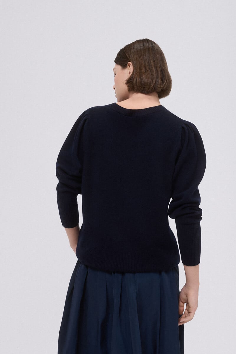 pedro del hierro Jersey frunces 100% lana Libre de impuestos
