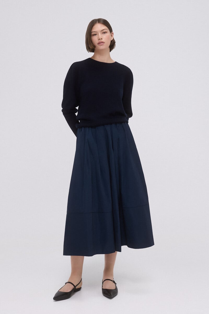 pedro del hierro Jersey frunces 100% lana Libre de impuestos