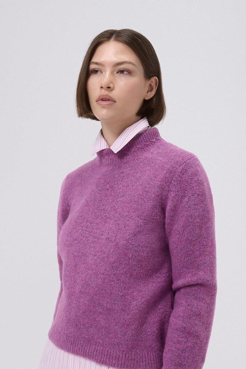 pedro del hierro Jersey cropped detalle ochos Descuentos del mes