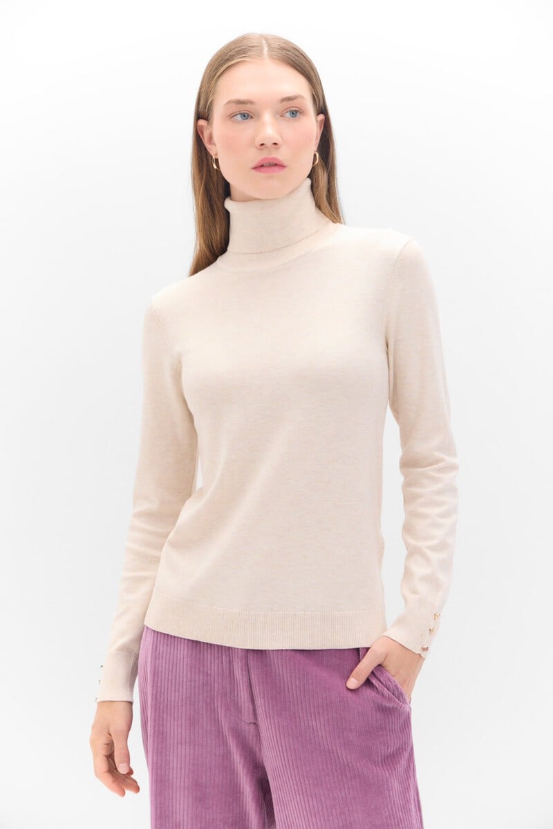 pedro del hierro Jersey cuello vuelto Oferta exclusiva