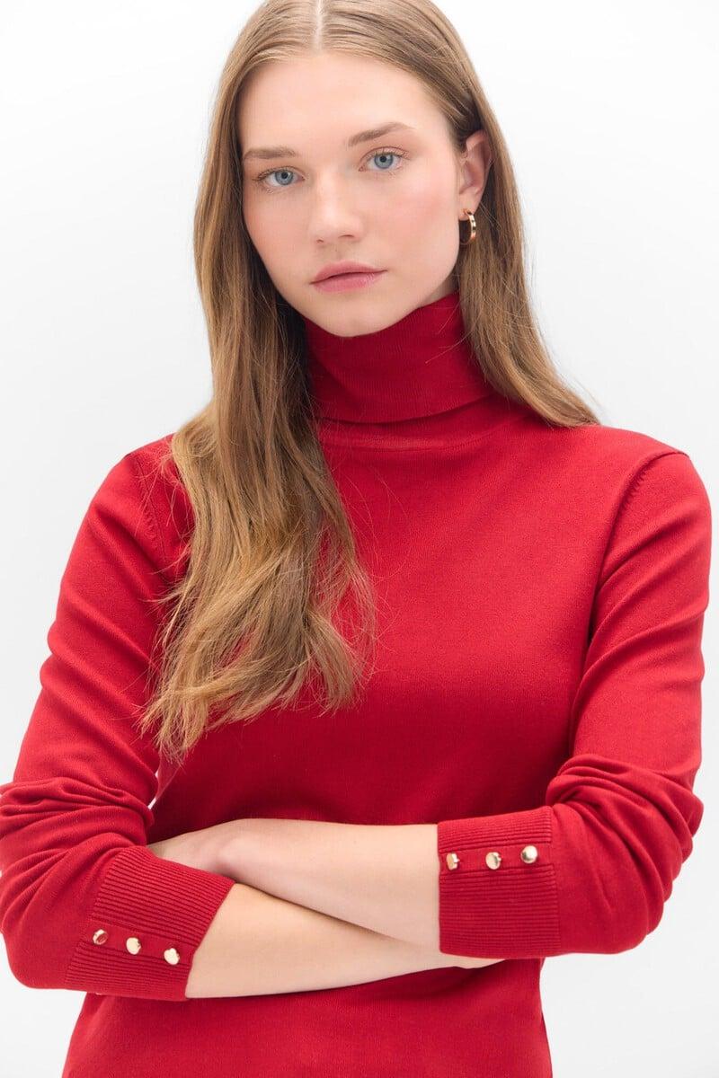 pedro del hierro Jersey cuello vuelto Última moda
