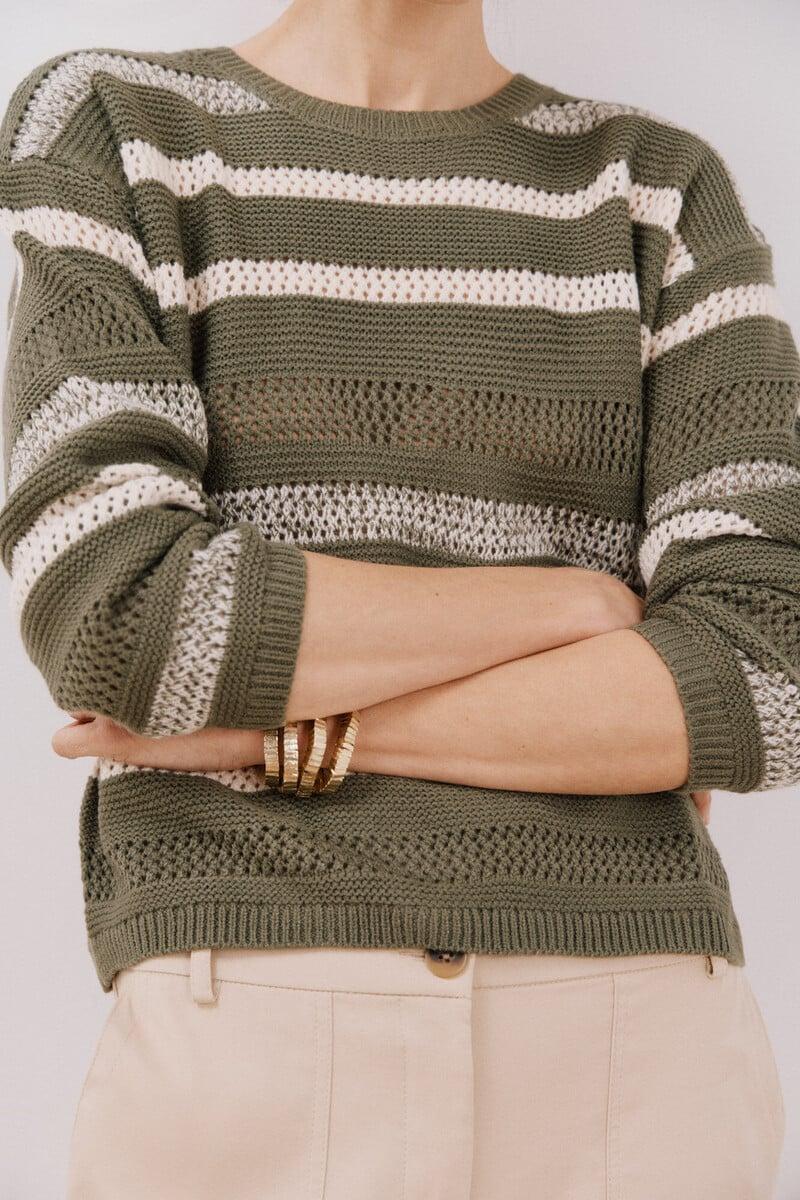 pedro del hierro Jersey rayas bicolor Ofertas especiales