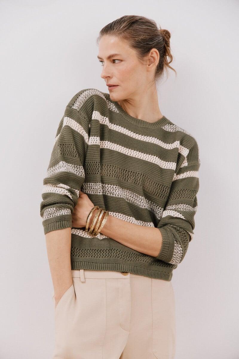 pedro del hierro Jersey rayas bicolor Ofertas especiales