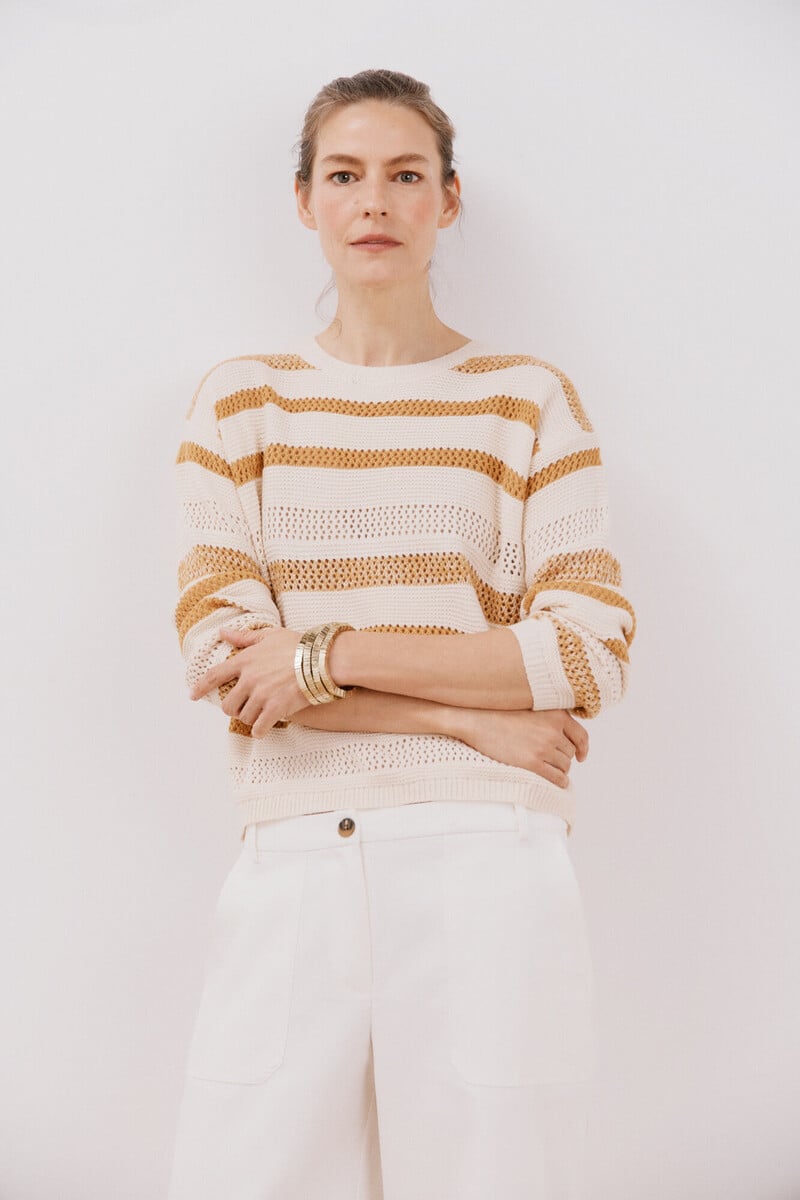 pedro del hierro Jersey rayas bicolor Grandes ahorros