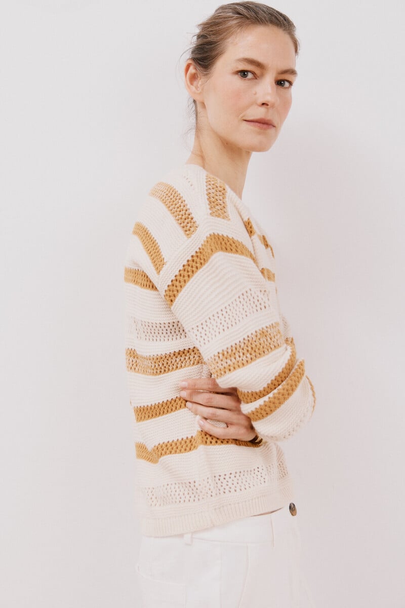 pedro del hierro Jersey rayas bicolor Grandes ahorros