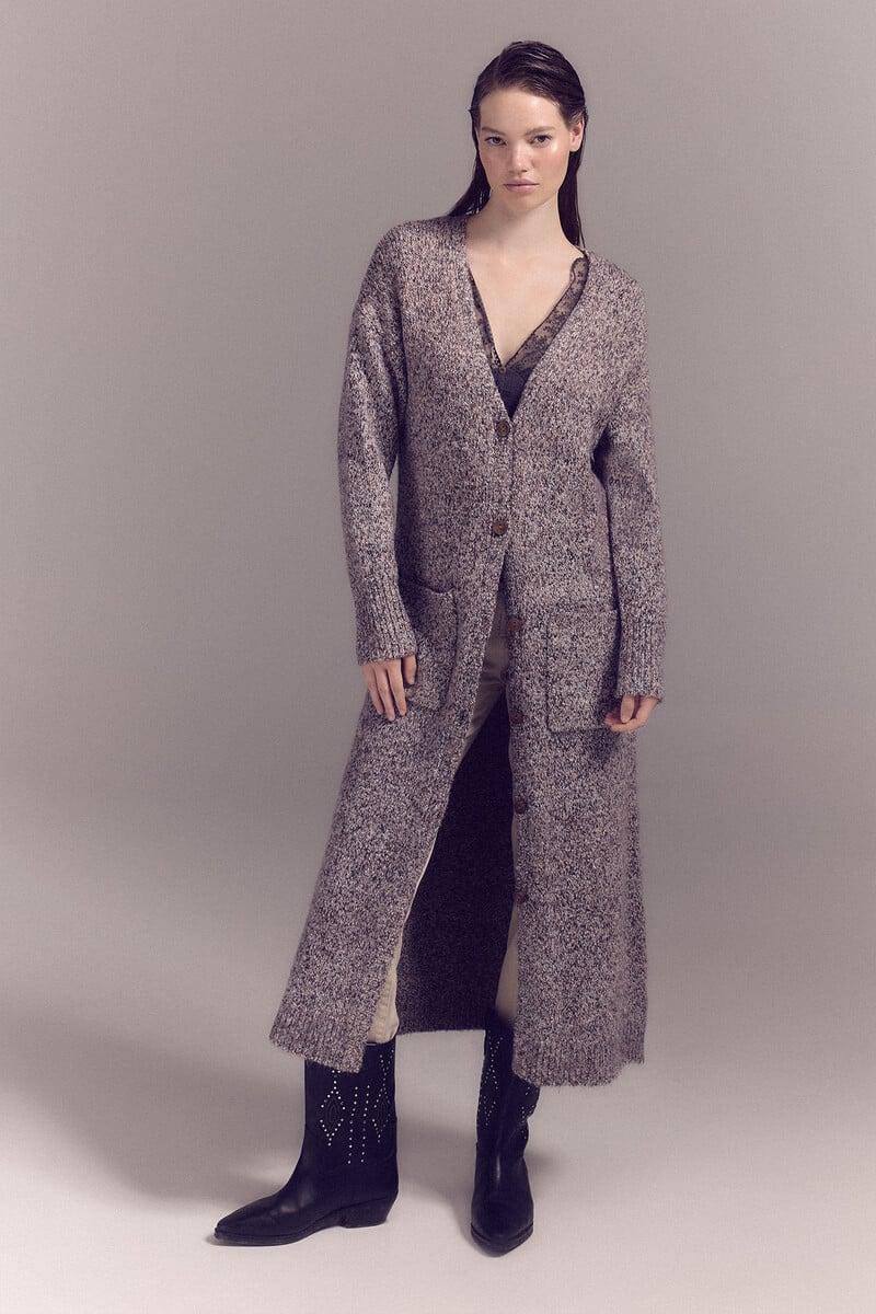 pedro del hierro Chaqueta punto larga 2025