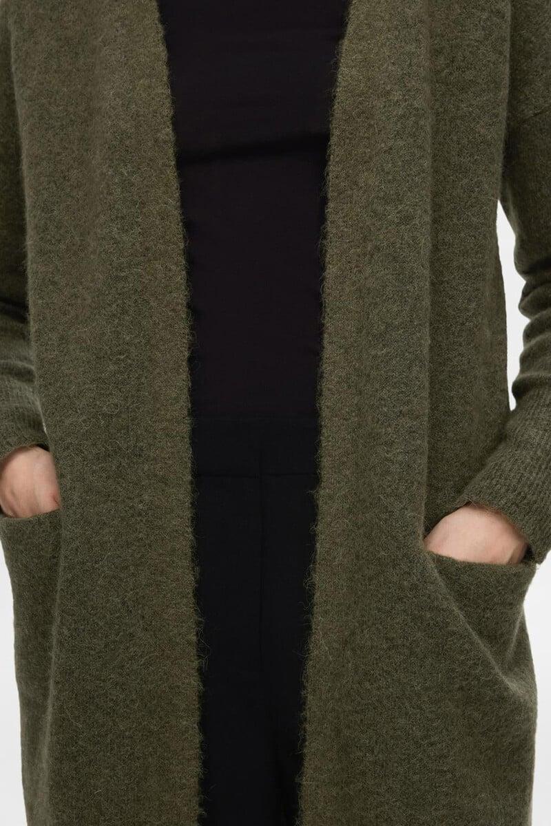 pedro del hierro Cárdigan largo confeccionado con lana y alpaca Outlet online