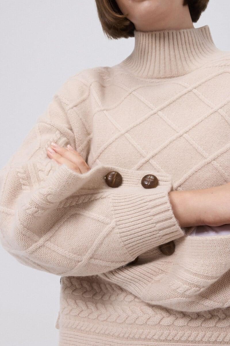 pedro del hierro Jersey oversize ochos y rombos Rebajas de fábrica