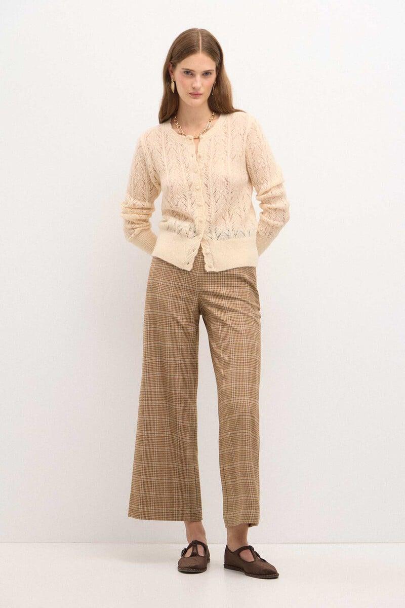pedro del hierro Taresa. Chaqueta de punto pointelle Tienda