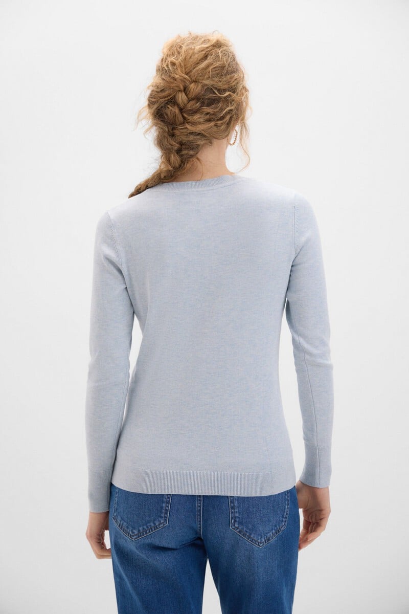 pedro del hierro Jersey cuello redondo Mejor oferta