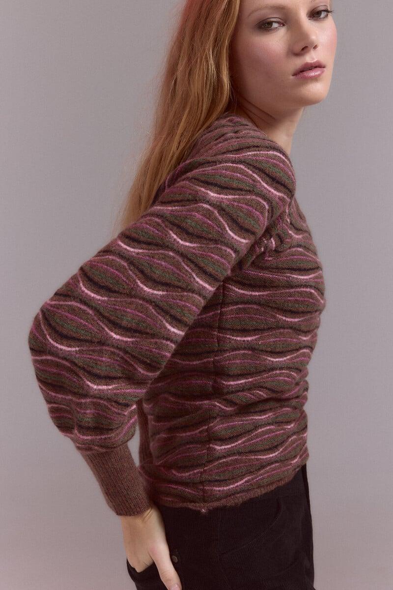 pedro del hierro Jersey estructura ondas Rebajas top