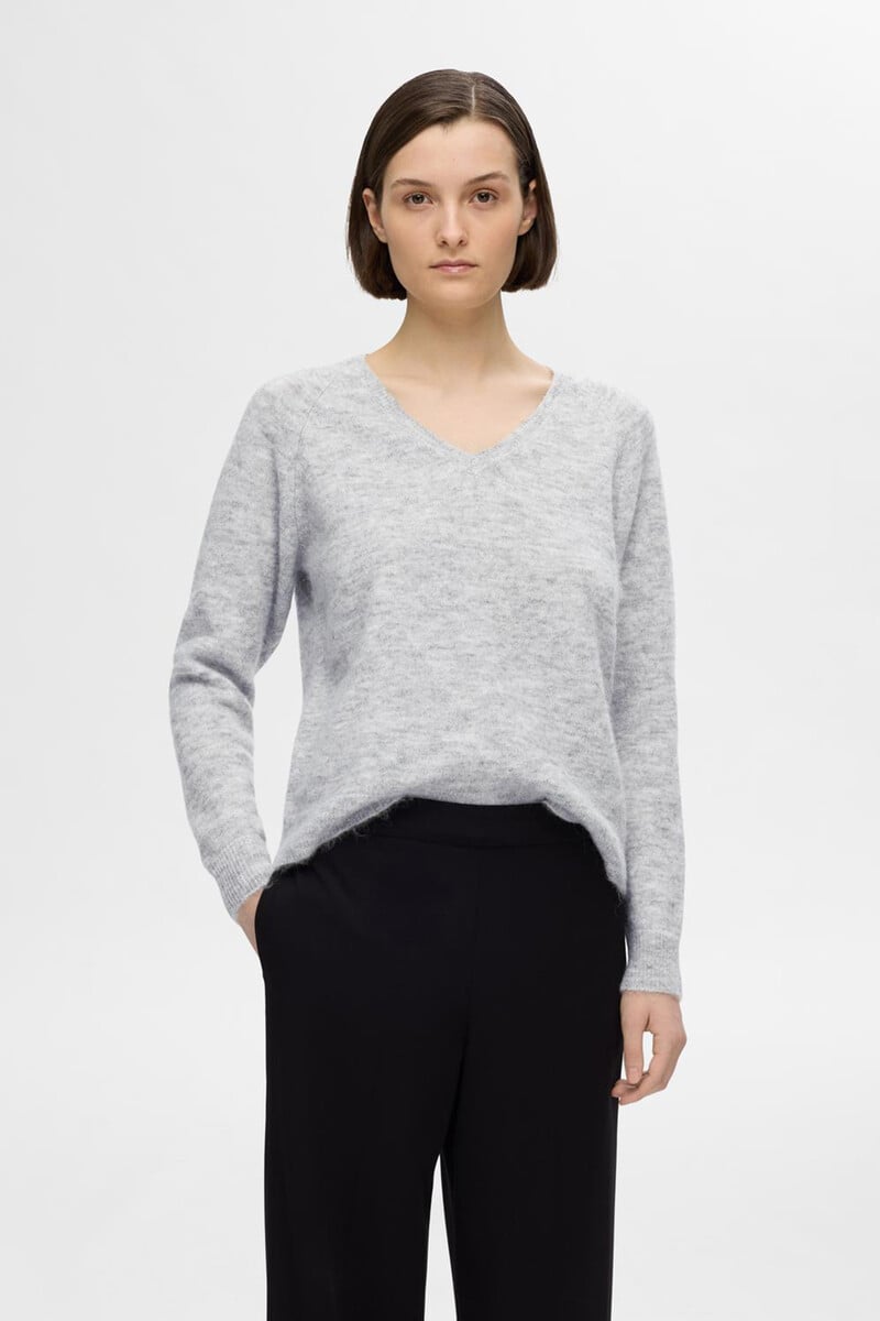 pedro del hierro Jersey de cuello en V confeccionado con lana y alpaca. Regular Fit Precio de fábrica