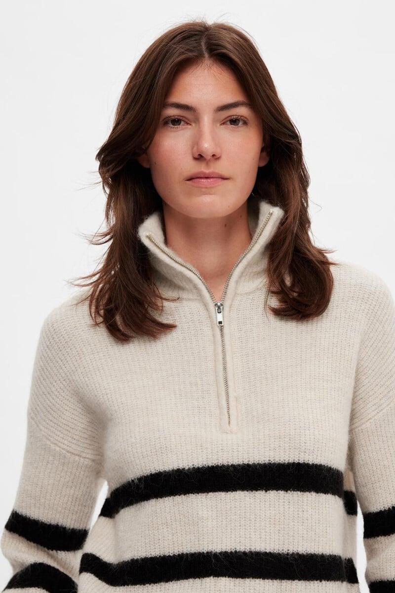 pedro del hierro Jersey de cuello alto y media cremallera confeccionado con lana Merino. Regular Fit Envío internacional gratuito