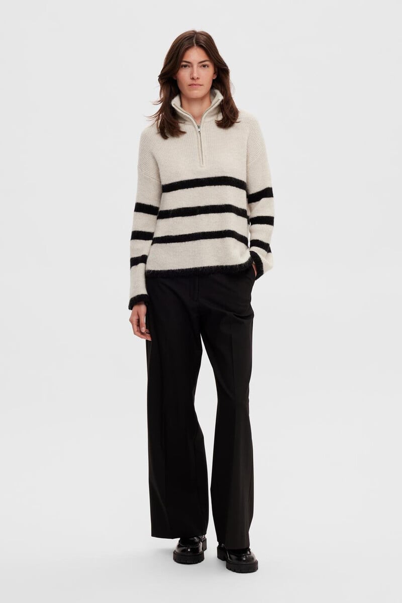 pedro del hierro Jersey de cuello alto y media cremallera confeccionado con lana Merino. Regular Fit Envío internacional gratuito