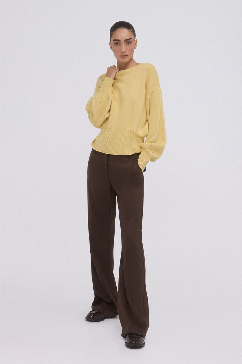 pedro del hierro Jersey manga abullonada Tienda de fábrica