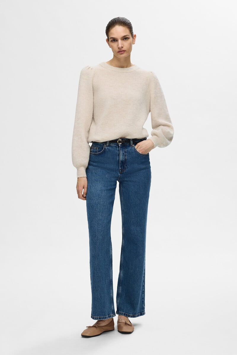 pedro del hierro Jersey Rib de cuello redondo confeccionado con lana y alpaca Precios de Black Friday