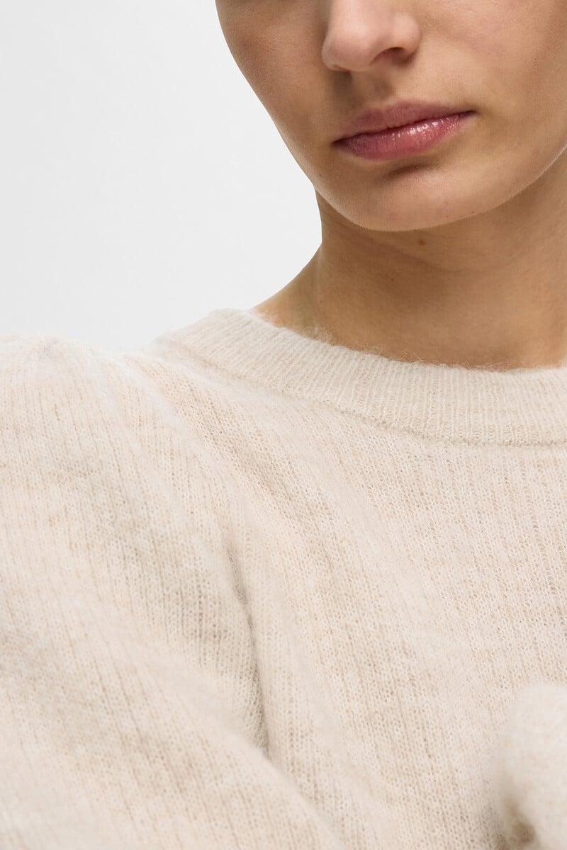 pedro del hierro Jersey Rib de cuello redondo confeccionado con lana y alpaca Precios de Black Friday