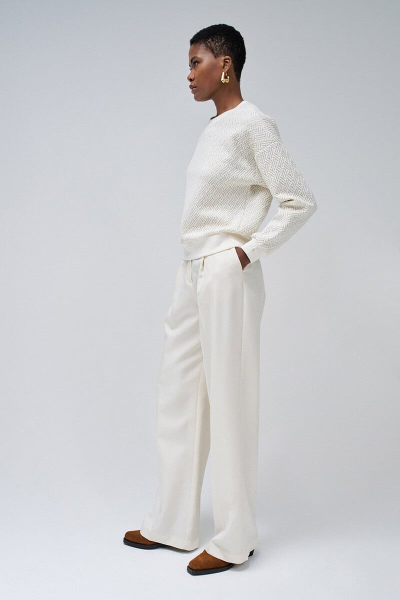 pedro del hierro Jersey de punto texturizado con brillo Última moda