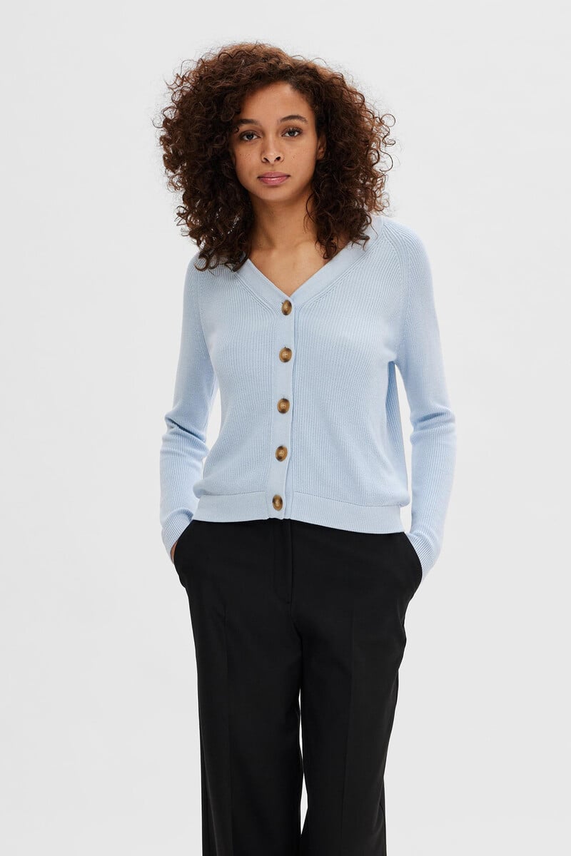 pedro del hierro Cardigan con cuello de pico confeccionado con Lenzing Ecovero y algodón Precio ultrabajo