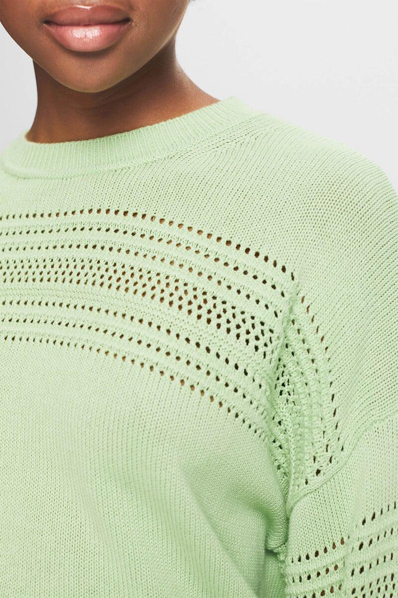 pedro del hierro Jersey relaxed fit calados algodón Venta caliente