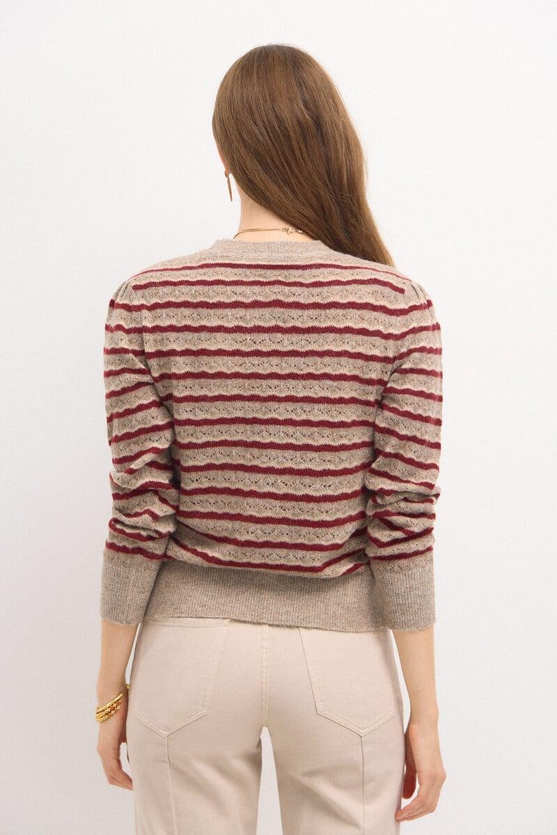 pedro del hierro Telma. Jersey rayas calado En oferta