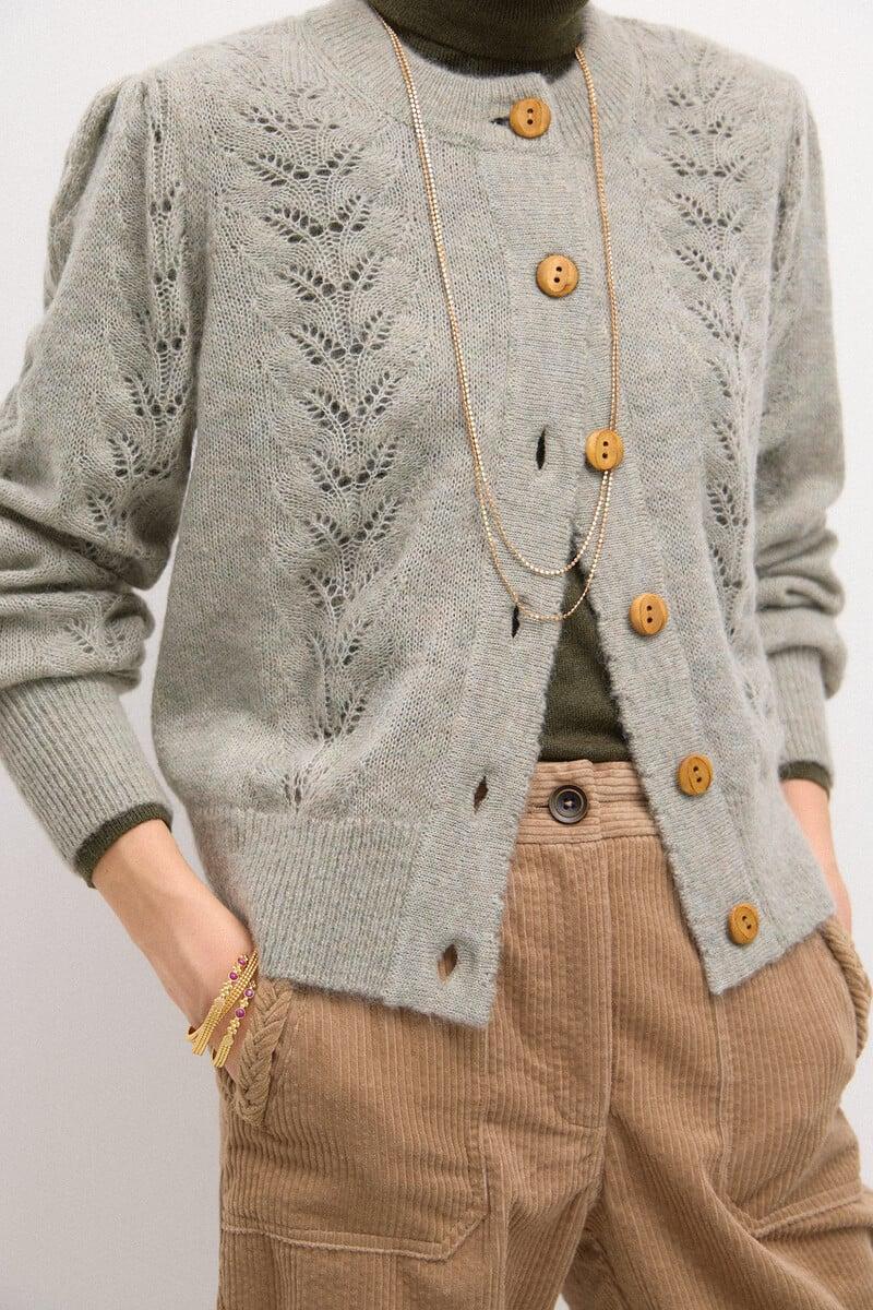 pedro del hierro Tiziana. Chaqueta de punto calados Los más vendidos