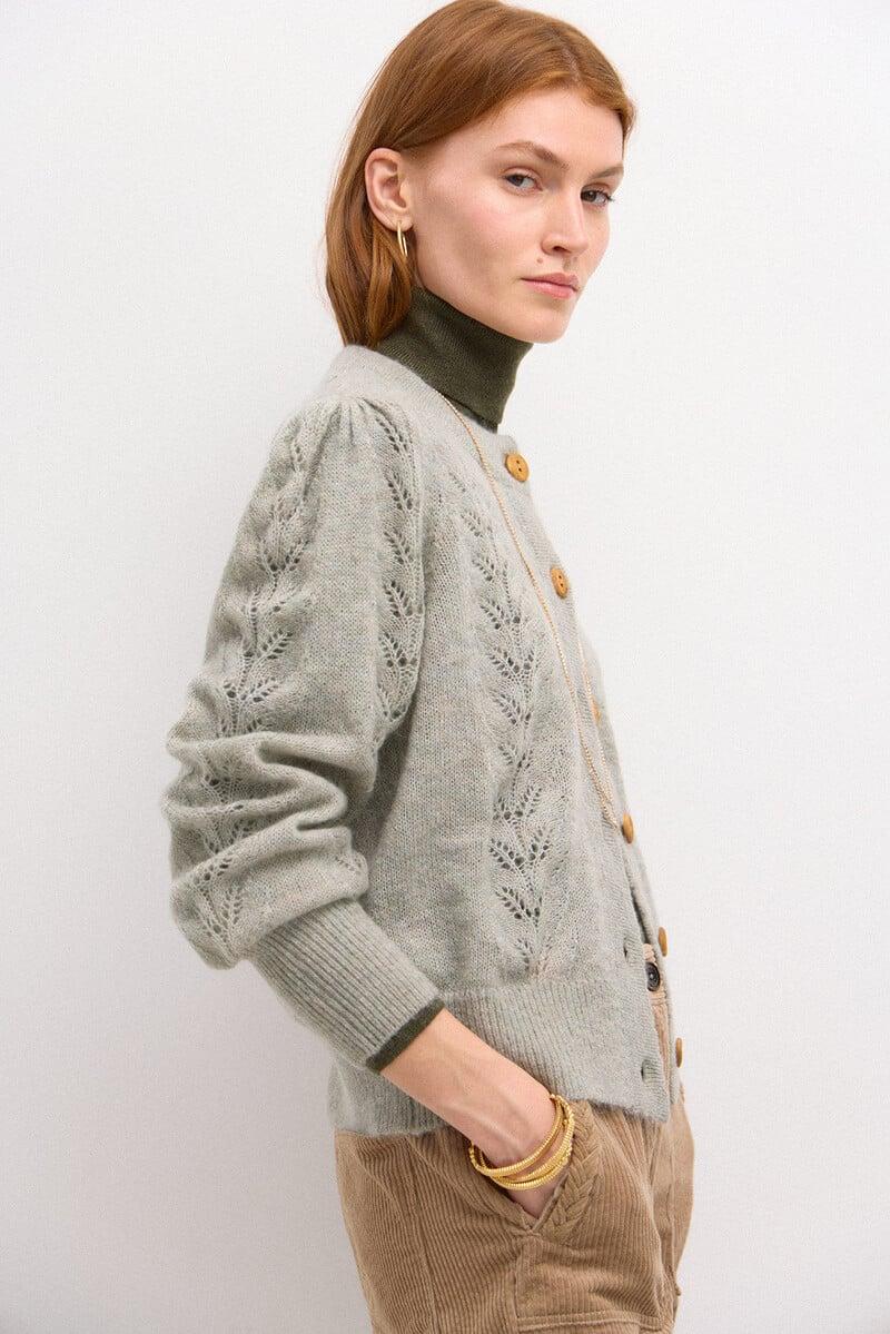 pedro del hierro Tiziana. Chaqueta de punto calados Los más vendidos