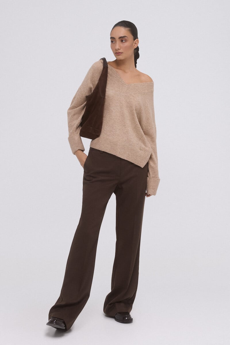 pedro del hierro Jersey cuello pico Ventas relámpago
