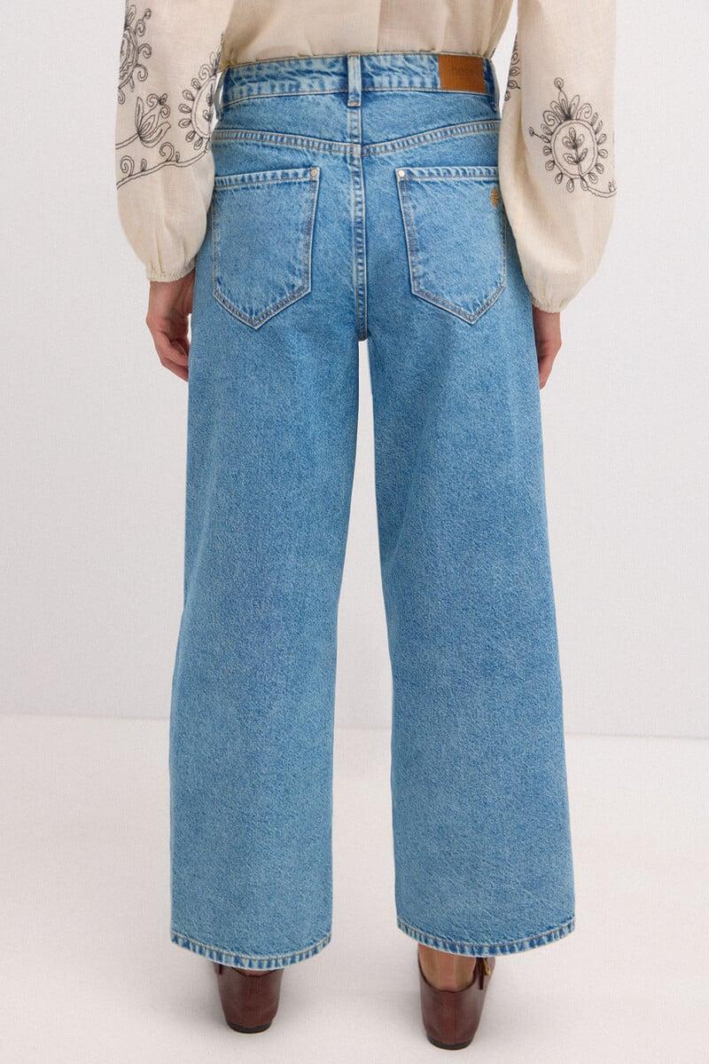 pedro del hierro Olimpia. Jeans rectos con bolsillos Promoción por tiempo limitado
