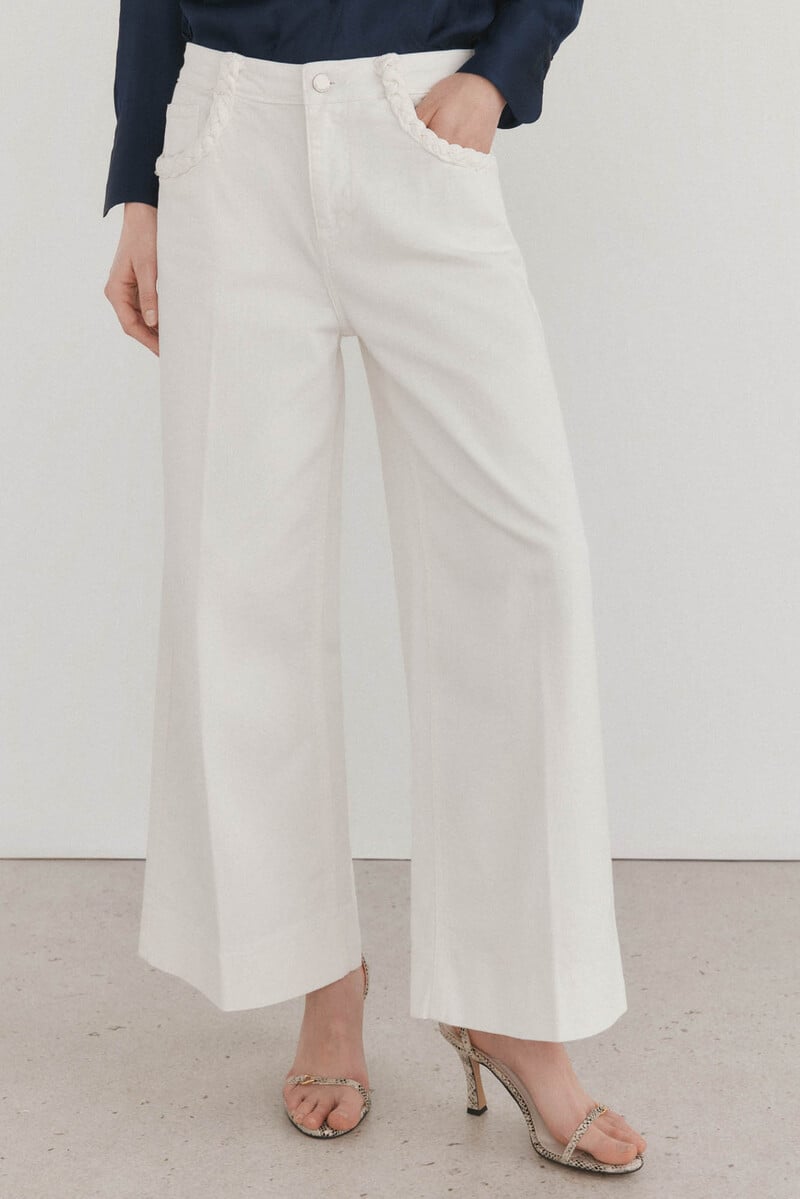 pedro del hierro Jeans wide leg flare Oferta especial de fábrica