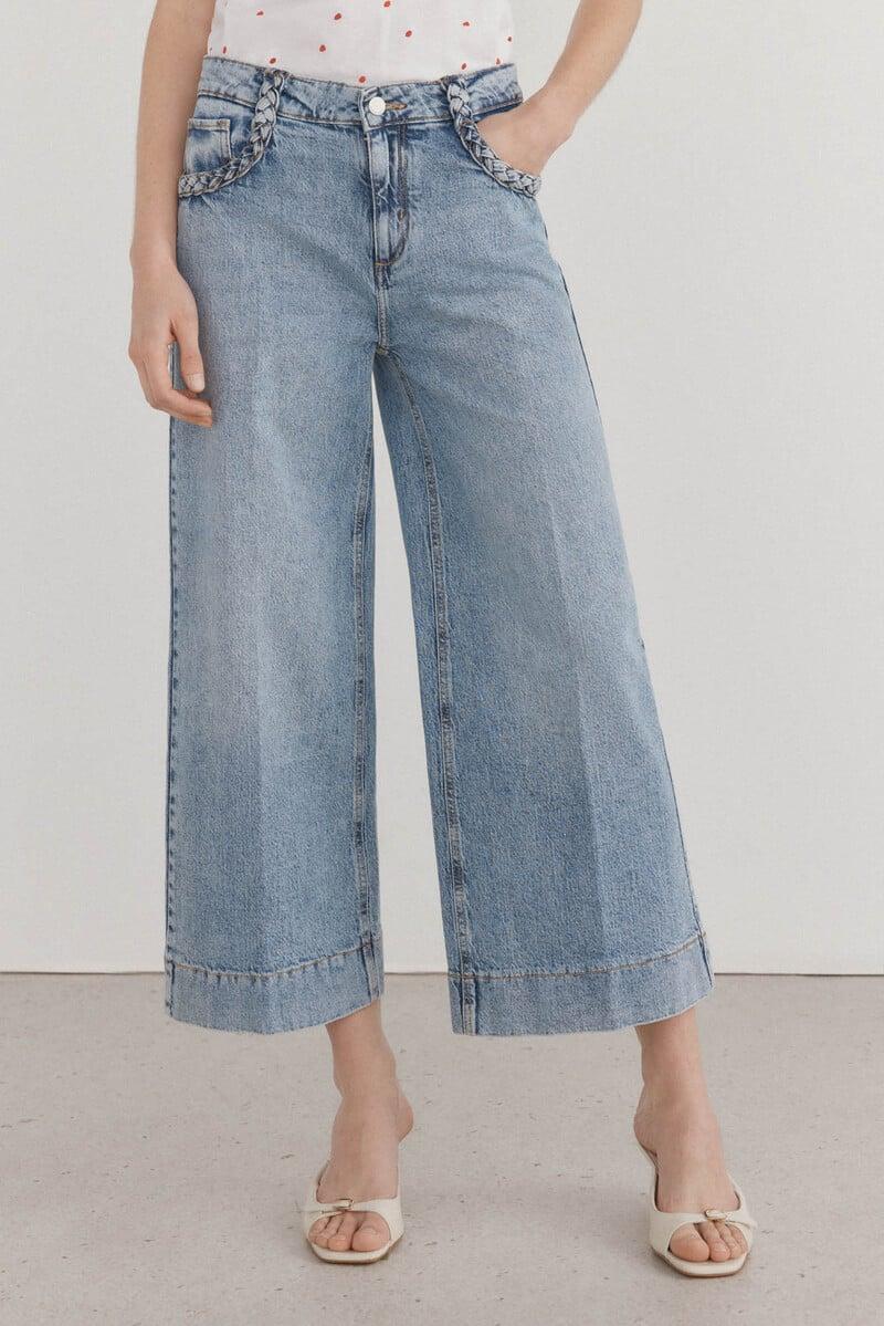 pedro del hierro Jeans wide leg flare Promoción trimestral